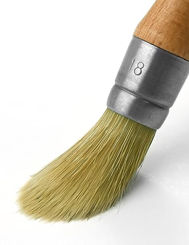 ROLLINGDOG Trim Paint Brush 3PC Trim Brush Set - color: Wooden Handle 3pc Set