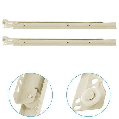 Vaguelly 2pcs 14-inch Drawer Slides Side Mount Sliding Rails Heavy Duty Steel Replacement Rails for Cabinet Drawers and Dresser Hardware