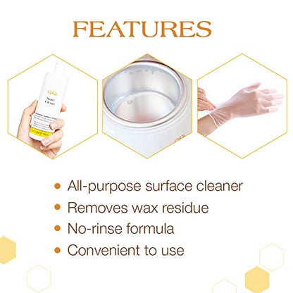 GIGI Sure Clean Surface Cleaner for Warmers, Wax Residue Remover, 16 fl oz - size: 16 Fl Oz (Pack of 1)