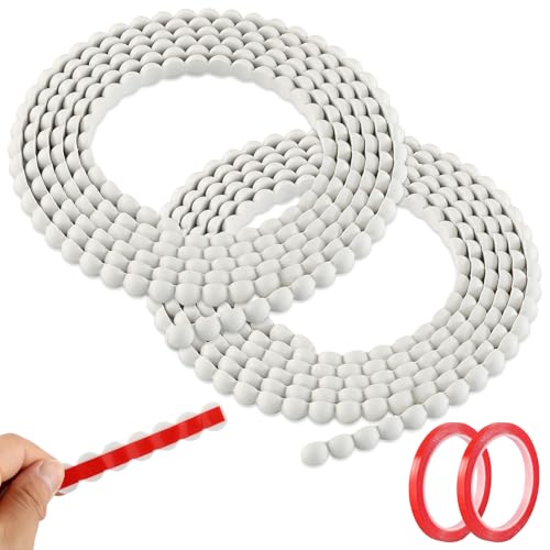 Foxtell 2 Pack 10ft Flexible Molding Trim Peel and Stick for Walls, Paintable, DIY Wall Trim for Bathroom, Mirror Frame, Home Decoration