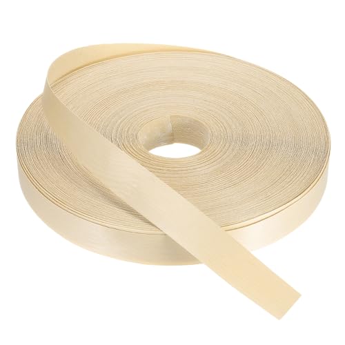 PATIKIL Birch Edge Banding, 1-1/2 Inch x 250 ft Wood Veneer Tape Pre-glued Flexible Plywood Edge Banding with Hot Melt Adhesive for Furniture Restoration - color: Birch, size: 1-1/2 Inch x 250 ft