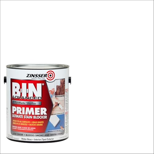 Zinsser Bulls Eye Shellac Finish & Sealer, White, 1 Gallon - size: 128 Fl Oz (Pack of 1)