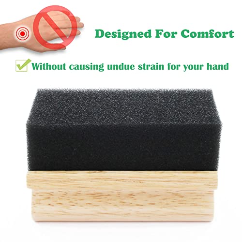 Wood Cutting Board Oil Wax Applicator with Replaceable Scrubber Pads - size: Applicator & Scrubber