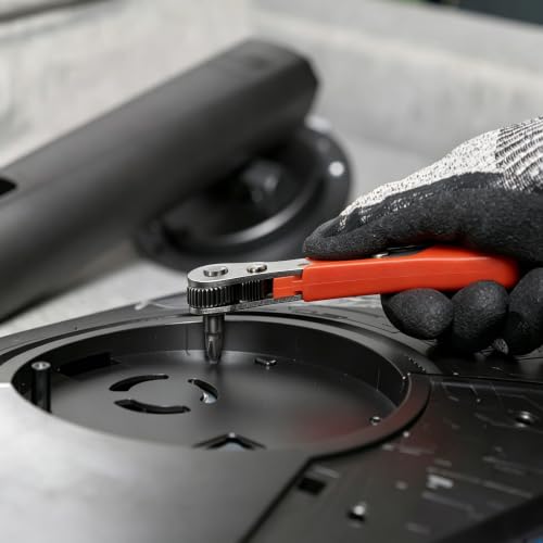 36-Tooth Mini Ratchet Wrench, Right Angle Screwdriver