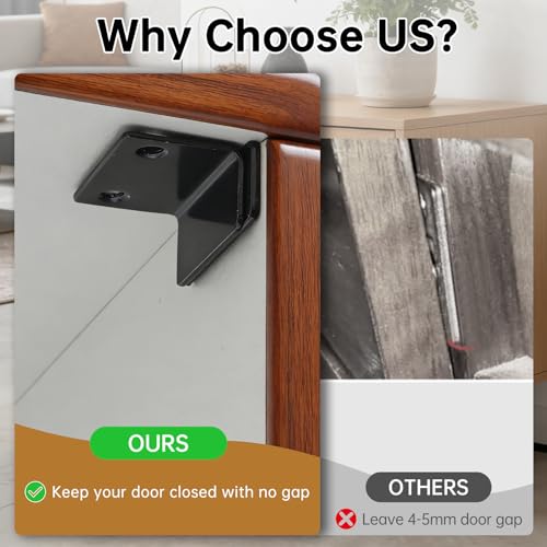 Cabinet Magnetic Catch L-Shaped 8 Pack Ultra Thin Drawer Magnet Closures
