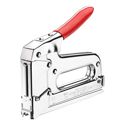 Arrow T72 Heavy Duty Wire and Cable Staple Gun, Manual Stapler