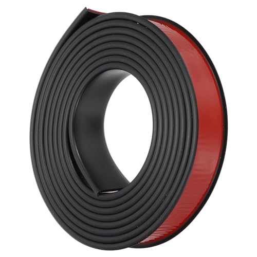 PATIKIL TPE U-Shape Edge Banding, 1-3/16 Inch x 9.8ft Self Adhesive Flexible Veneer Edging Trim Furniture Edge Protector for Shelf Cabinet Table Repair Restoration, Black - size: 9.8Ft x 1.18"