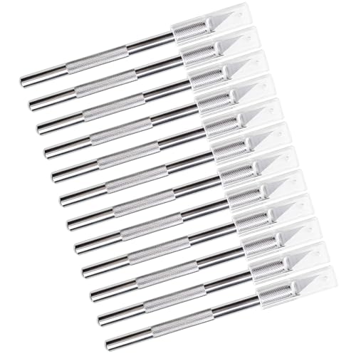 WA Portman Hobby Knife Set, 12pc Precision Craft Knife Set with SK5 Blades - size: 12 Knives