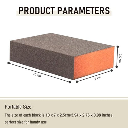 Sanding Sponge, 320 Grit Assortment Sanding Block, 14 Pack - size: 320grit-14PCS