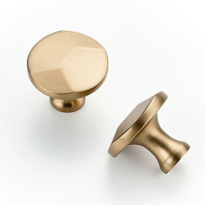 Ravinte Champagne Bronze Round Cabinet Hardware Knobs,Zinc Knobs,25 Pack - color: Champagne Bronze
