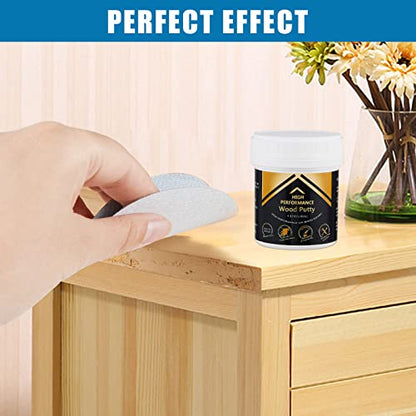 Deuvuo Natual Wood Putty, Wood Putty Filler - Our Wood Grain Filler Offers a Quick and Lasting Fix for Any Damage or Flaw - Paintable, Stainable, Sandable & Quick Drying - 9.87 Ounce - color: 9.87oz Natual