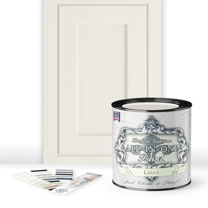 ALL-IN-ONE Paint 2 Quart Cabinet Paint Bundle - Linen - color: Linen