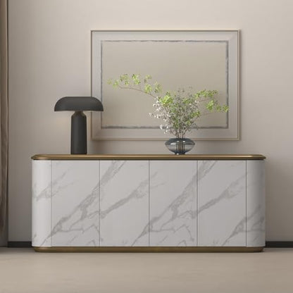 Large Marble Contact Paper White Peel and Stick Wallpaper 48"x354" - color: White and Silver, size: 48" x 354"
