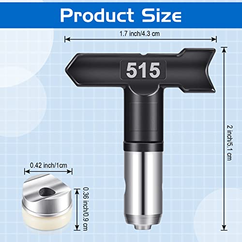 Zhengmy 12 Pcs Spray Tips, 109, 111, 209, 211, 311, 315, 411, 415, 515, 517 - size: 109, 111, 209, 211, 311, 315, 411, 415, 515, 517
