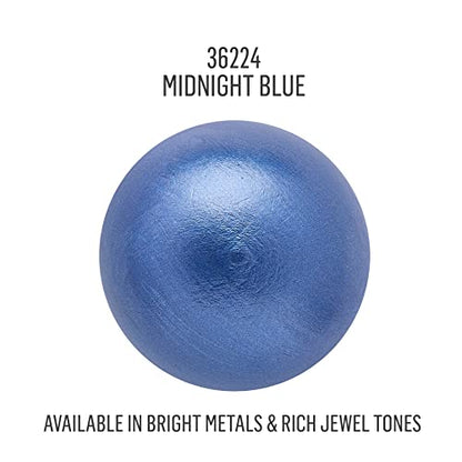 FolkArt Metallic Acrylic Craft Paint, Midnight Blue 2 fl oz Premium Metallic Finish Paint, Perfect For Easy To Apply DIY Arts And Crafts, 36224 - color: Midnight Blue, size: 2 Fl Oz (Pack of 1)