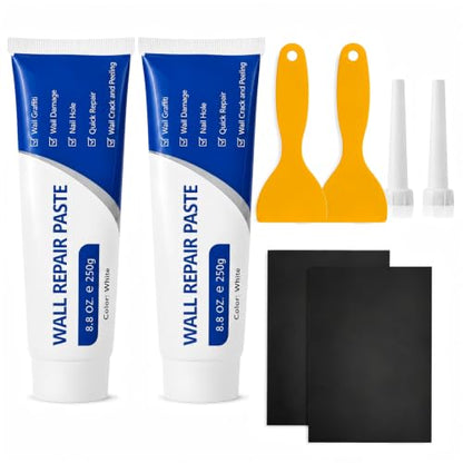Drywall Repair Kit, 2 Pack 250g Wall Repair Paste with Tools