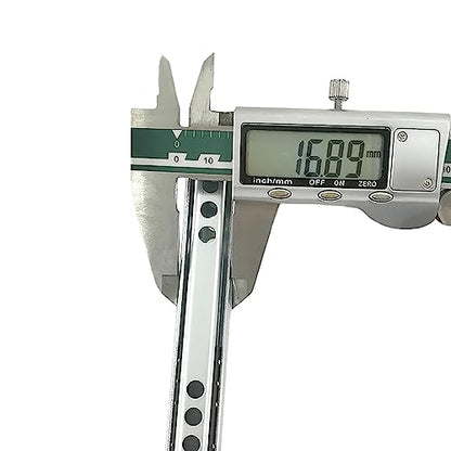 8.4 Inch Drawer Slides Runners Metal Ball Bearing Drawer Runner Draw Depth for Replacement Two Way Drawing Slide Track Rail 17mm Wide x 214mm Length 1 Pair (0.7" Wide) - size: 8.4" * 0.7" (214*17mm)