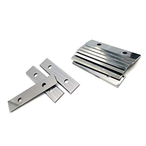 Paint Scraper Blades Heavy Duty 2" Double Edge Carbide Tungsten Replacement Scraper,Fit Linbide,Oneida Air,Warner100X,for Paint,Floor,Stickers Labels,Glue, Metal and Concrete,Pack of 10… - size: 2" Carbide blade