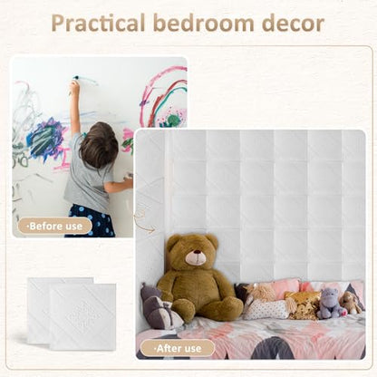 Nuanchu 20 Pcs 13.8 x 13.8 Inch Ceiling Tiles Peel and Stick, Elegant - color: Elegant, size: 13.8 x 13.8 Inch