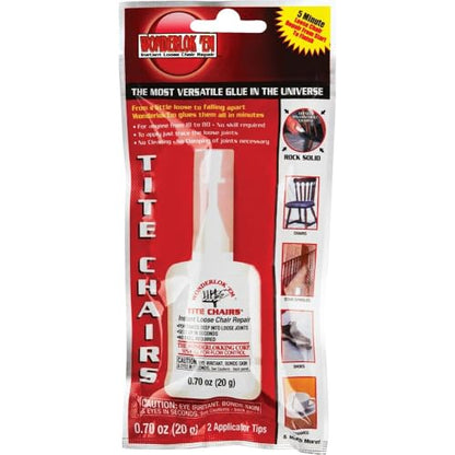 0.70oz ( 20 Gram) WONDERLOK 'EM TITE CHAIRS W2081 Chair Rocker Repair Glue by_2015stopnshop