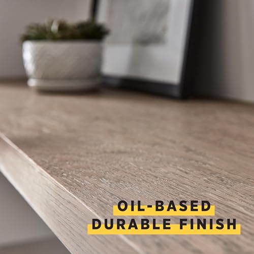 Minwax Fast-Drying Polyurethane Protective Wood Finish, 350 VOC, Clear Semi-Gloss, 1 Gallon