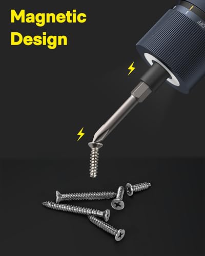 HOTO 12-in-1 Electric Screwdriver Rechargeable, Cordless Screwdriver Set