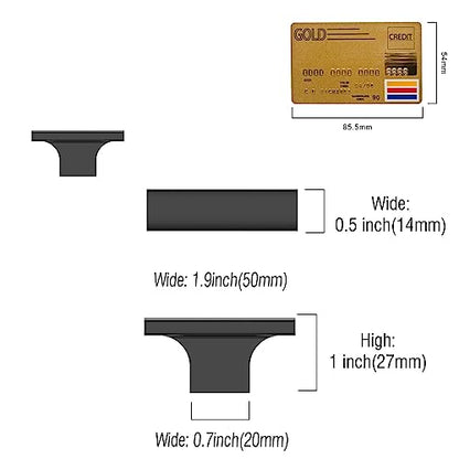 Matte Black Cabinet Knobs Round Drawer Pulls 12 Pack - color: Matte Black, size: 2 Inch Diameter