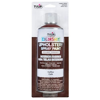Tulip ColorShot Instant Fabric Color Interior Upholstery Spray 8 oz - Coffee (Packaging may vary) - color: Coffee Brown