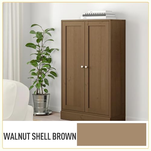 DWIL Acrylic Wood Paint for Furniture - Semi-Gloss Paint for Wood Surface Renovation, Non-Toxic & Odorless, Eco-Friendly & Healthy (32oz, Matte Walnut Shell Brown) - color: Matte Walnut Shell Brown