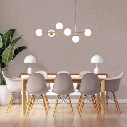 Grasscloth Peel and Stick Wallpaper 15.7"X120" Cinnamon Contact Paper - color: Cinnamon, size: 15.7" x 120"