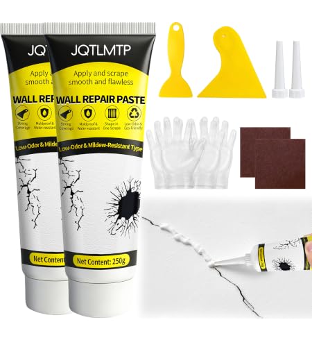 Wall Repair Kit 2 Pack, 17.64 Oz Drywall Repair Paste for Cracks Holes
