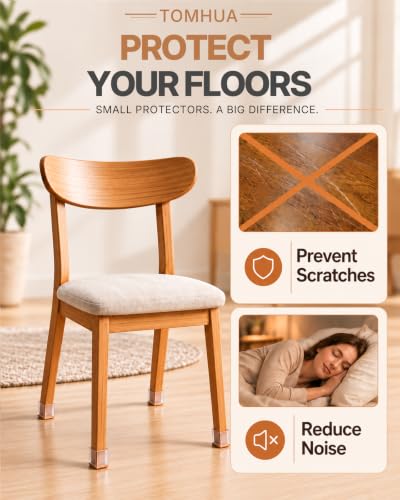 Chair Leg Floor Protectors Rectangle Caps Covers Furniture Pads - size: X-Large
