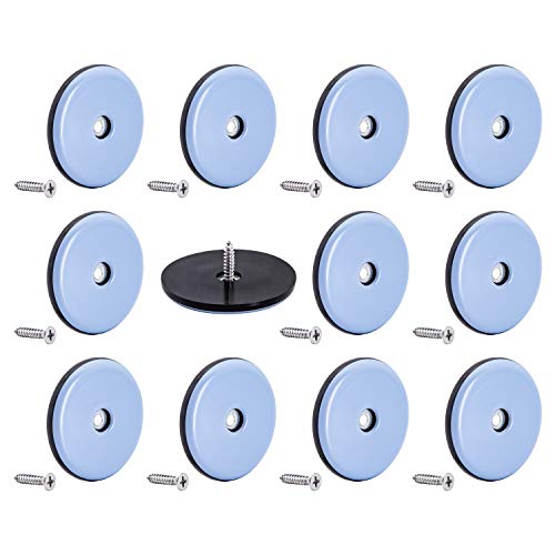 Furniture Slider Pads,Table/Chair/Cabinet/Sofa Glide,Protect the Floor by Sliding Like Magic,Install the Bottom of the Furniture (2 inch Base) - size: 12 Pack 2 inches(50mm) Base