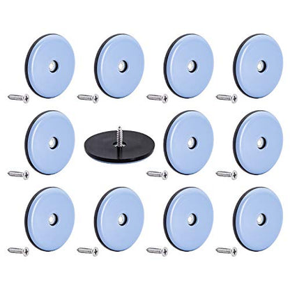 Furniture Slider Pads,Table/Chair/Cabinet/Sofa Glide,Protect the Floor by Sliding Like Magic,Install the Bottom of the Furniture (2 inch Base) - size: 12 Pack 2 inches(50mm) Base