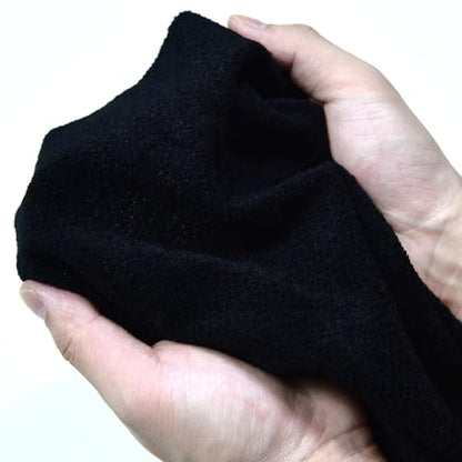 Surf turtle Black Short Pile Thick Upholstery Fabric, 60" Wide, 1 Yard - color: Black