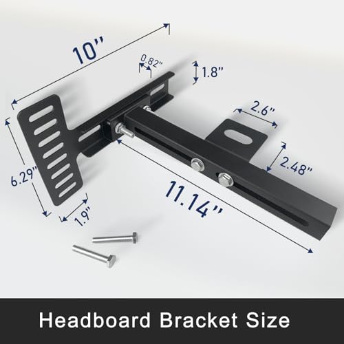 Adjustable Headboard Bracket Kit –2 Pack