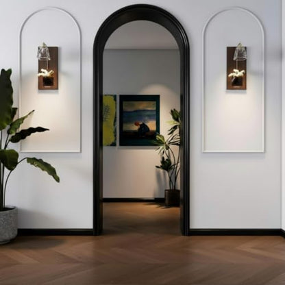 Colingmill 3 Set 23 x 50 Inch Arch Wall Molding Kit Peel Stick wall Panels - size: 24 x 50 Inch, style: Stylish Style