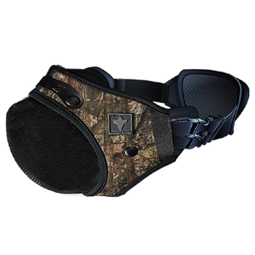 RZ Mask RZM3 - Patented Dust Mask w/ 99.9% Carbon Filtration, Anti Fogging, 360° Seal with 3 Straps, 50% Better Breathability - color: Camo, size: Medium-Large