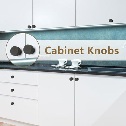 4 Pack Dresser Knobs Black Cabinet Knobs, Kitchen Drawer knobs - color: Black, size: 4 Pack