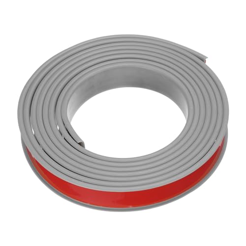 uxcell U-Shape Edge Banding, 9.8ft x 25mm TPE Self-Adhesive Veneer Edging, Plywood Edge Trim Flexible Furniture Edge Protector for Countertop Cabinet Shelf Repair Restoration (Grey) - color: Gray, size: 25mm