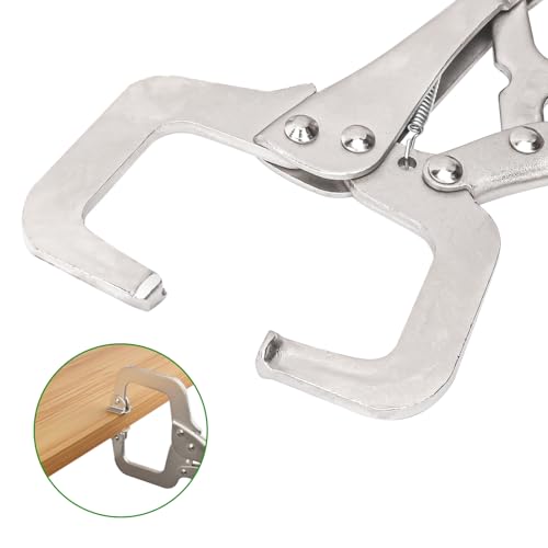 6 Pack 6 Inch Locking C Clamp, C-Clamp Pliers, Heavy Duty Vice Grips for Home Improvement, Welding & Workshop - size: 6 Pack 6 Inch