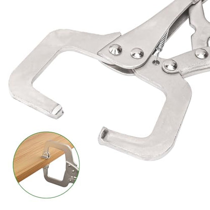 6 Pack 6 Inch Locking C Clamp, C-Clamp Pliers, Heavy Duty Vice Grips for Home Improvement, Welding & Workshop - size: 6 Pack 6 Inch