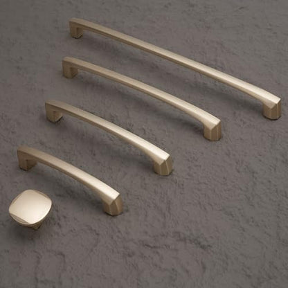 10 Pack 3-3/4 Inch(96mm) Kitchen Cabinet Handles Champagne Bronze Cabinet Pulls Zinc Alloy Drawer Pulls Kitchen Hardware - color: Champagne Bronze, size: 3-3/4'' Hole Center(96mm)
