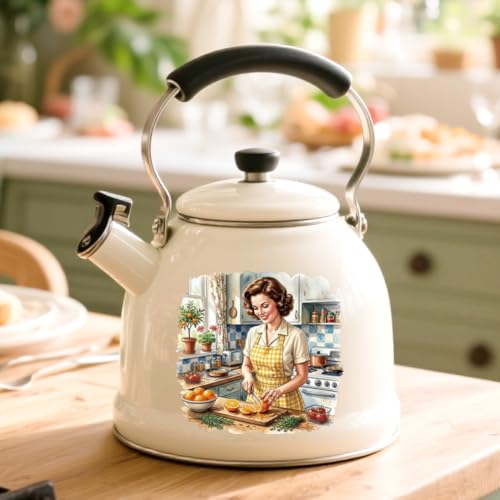 Peacoblue Vintage Housewife Rub On Transfers for Craft, Transfer Sticker - style: Vintage Housewife Cooking