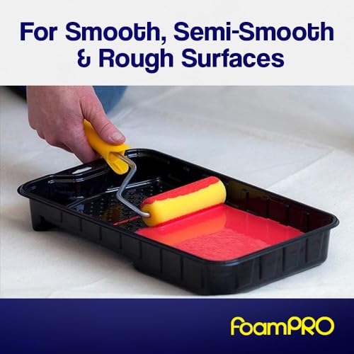 Foampro 64 Foam Paint Roller, Pack of 1 - size: Pack of 1, style: Trimmer 4"