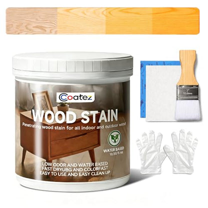 Water Based Wood Stain and Sealer in One, 10.50 Oz - color: Golden Oak