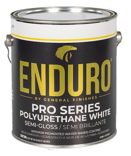 General Finishes Enduro Pro Series White Polyurethane, 1 Gallon, Semi-Gloss - color: Semi-Gloss
