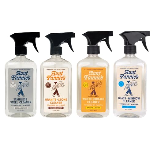 Aunt Fannie's Specialty Cleaning Spray Variety Pack, 16.9 oz, 4 Pack - size: Variety Pack (Pack of 4)