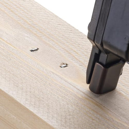 meite 18 Gauge 1/4-Inch Narrow Crown Staples, 1-1/4-Inch Length Heavy Duty Galvanized Upholstery Staples for Electric or Pneumatic Narrow Crown Stapler Guns (4,000 PCS) - size: 1-1/4" Length, style: 1 Box
