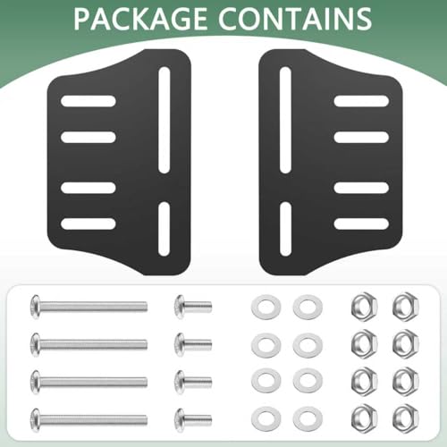 Linone 2PCS Heavy Duty Bed Frame Adapter/Connector Plate